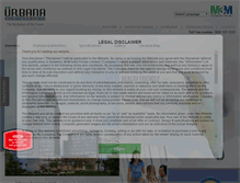 Tablet Screenshot of m3murbanabusinesspark.com